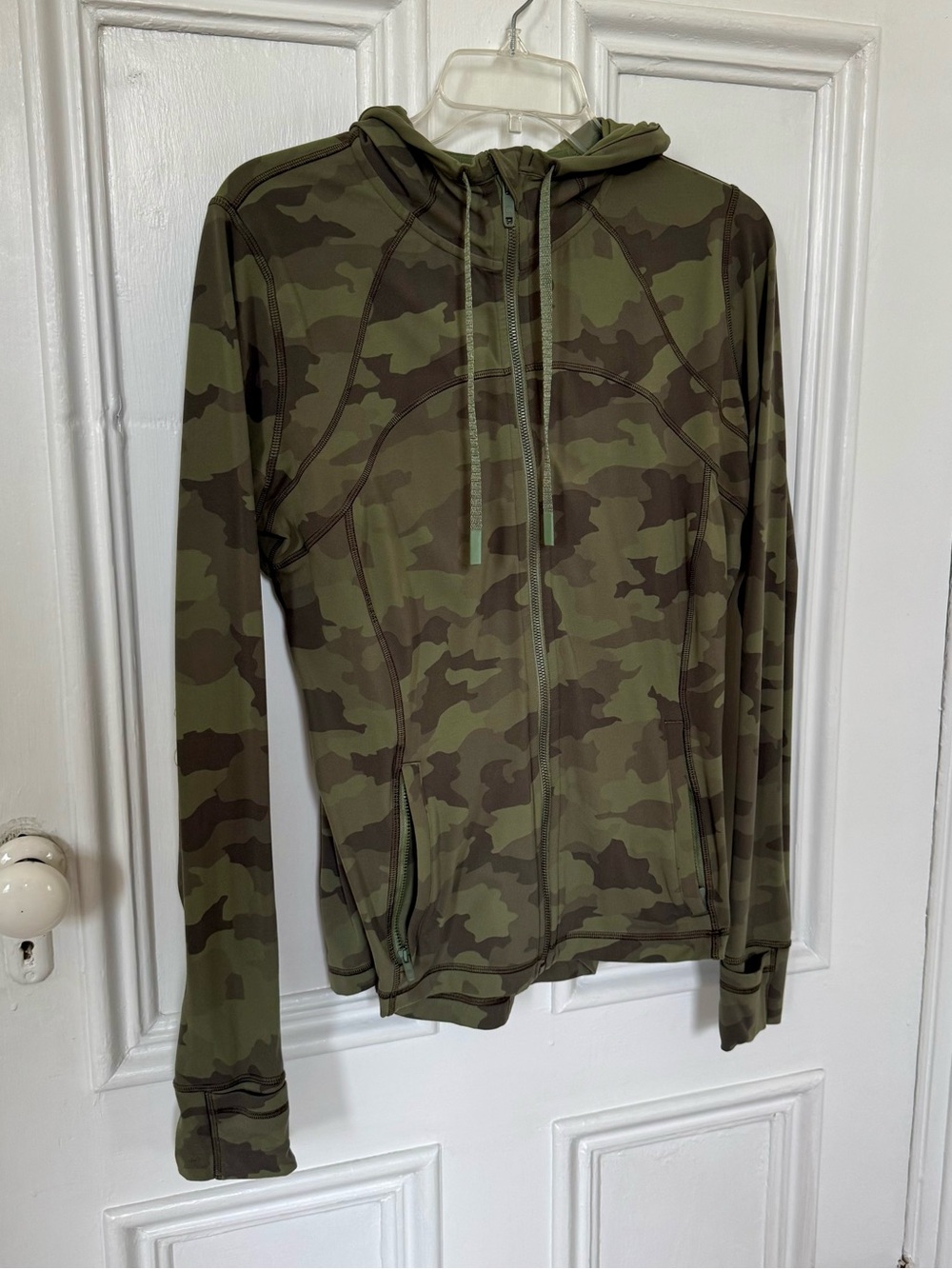 Lululemon camo running hoodie.